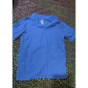 Blue Faded Glory Girl's Polo Large 10/12